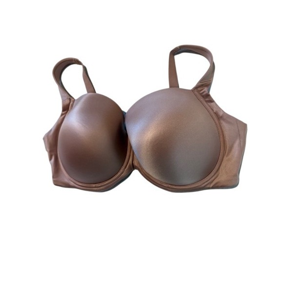 Soma Other - SOMA Stunning Support full coverage Bra Nude Beige Satin Size 42G 2094